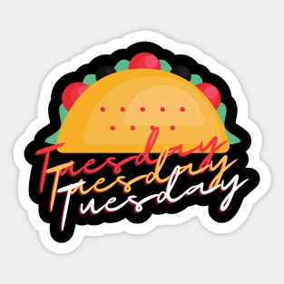 Taco Tuesday Sticker